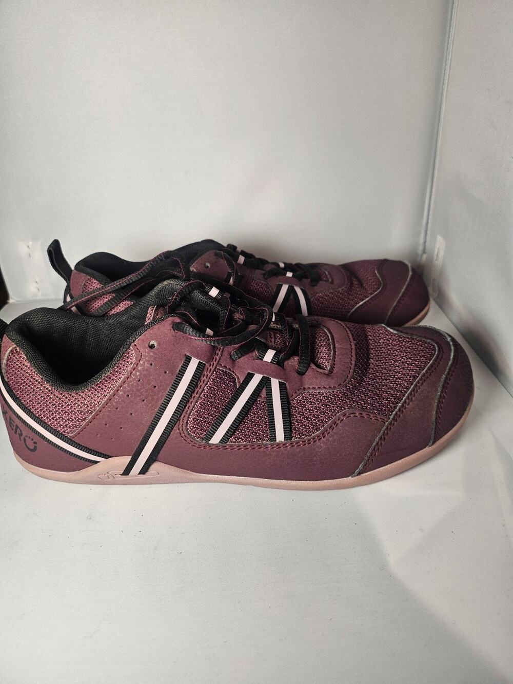 Xero Prio Shoes 9.5 Minimalist Cross Training Fig Elderberry Zero Drop Womens